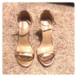 Rose gold heels